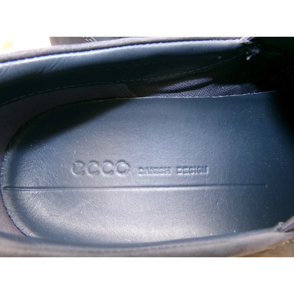 ECCO‎ Soft 7 Woven Slip On Loafer Mens Blue Size 42 US 8 - 8.5 Nubuck Leather